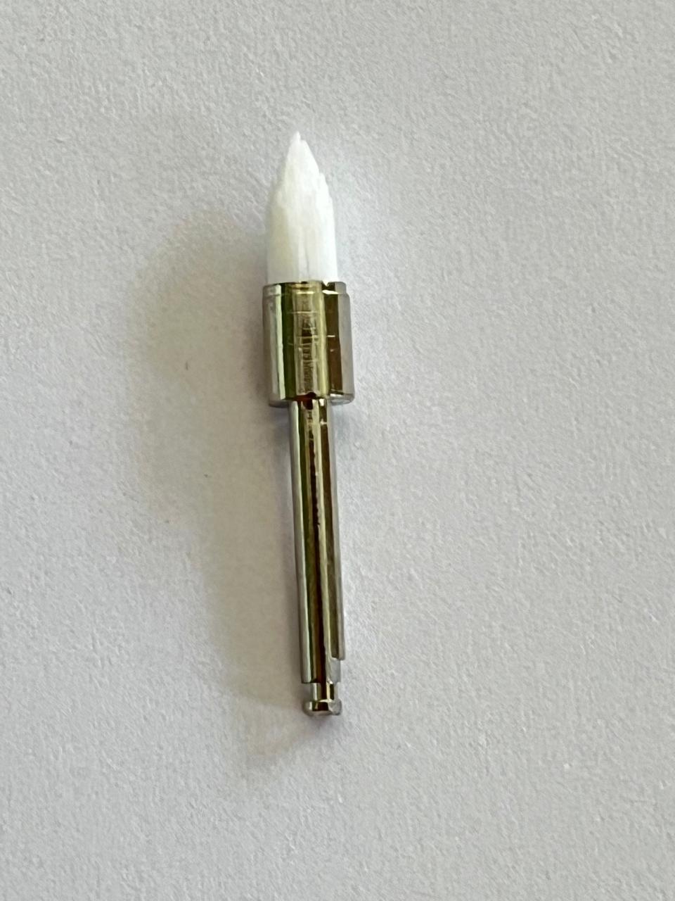 Cepillo profilaxis blanco forma de cono por pieza