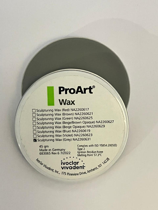 Cera para modelar ProArt color gris con 45 gramos