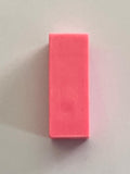 Cubo para tallado rosa suelto 15x15x38mm