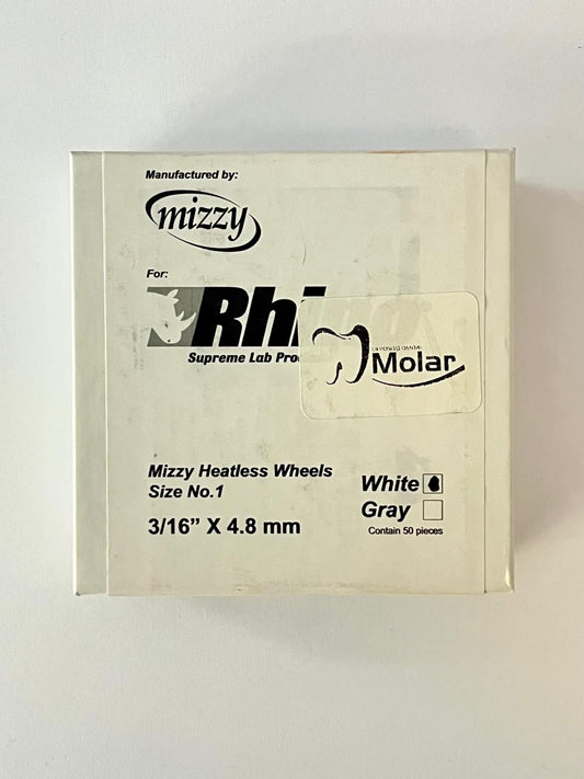Caja de piedras Mizzy blanca marca Rhino con 100 piezas