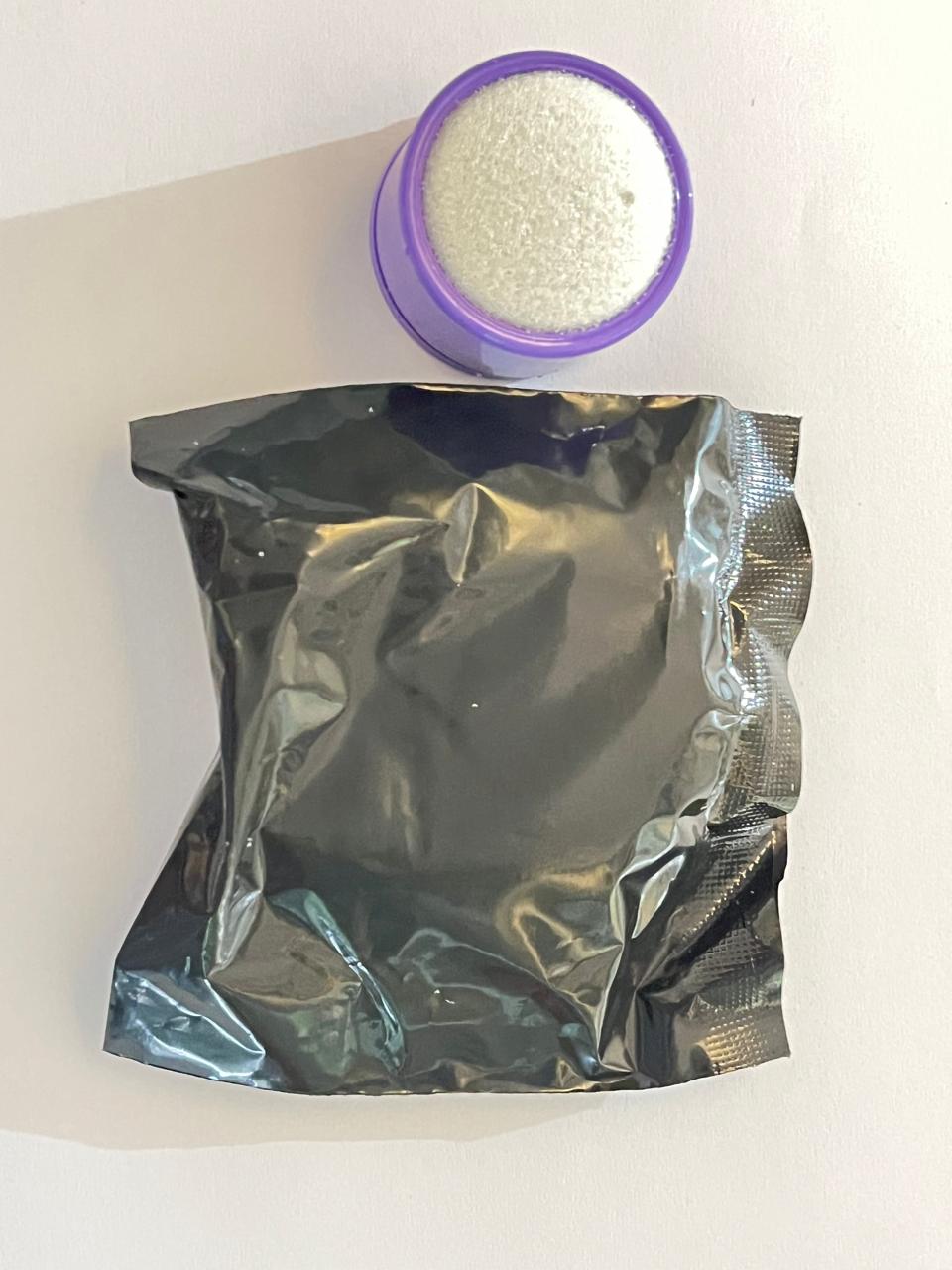Esponjero porta limas cleanstand con 2 repuestos autoclavable marca vor color morado