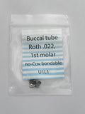 Tubos bondeables con malla roth para primeros molares 0.022 no convertible