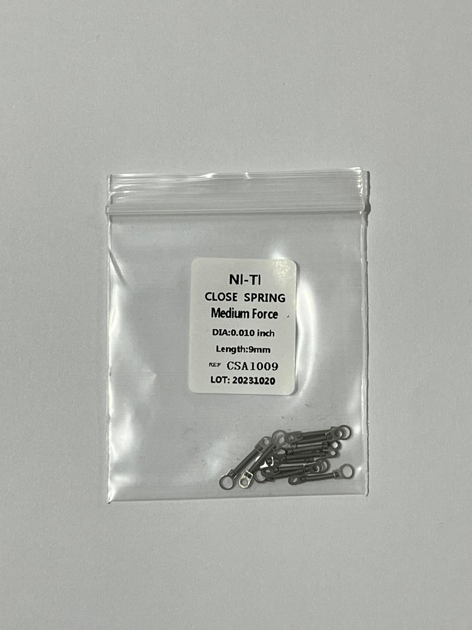 Closed coil -spring- Resorte cerrado 9mm  DIA: 0.010 inch