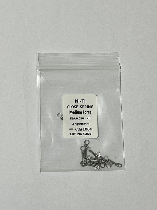Closed coil -spring- Resorte cerrado 6mm  DIA: 0.010 inch