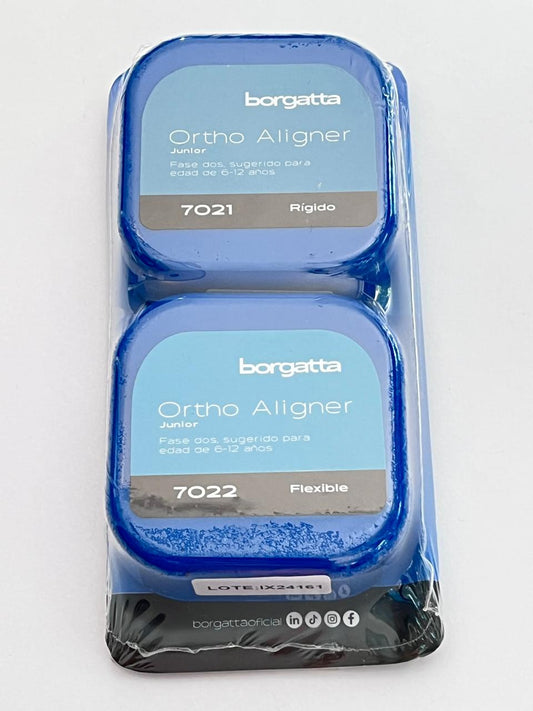 Ortho Aligner juego de alineadores rígido y flexible azul