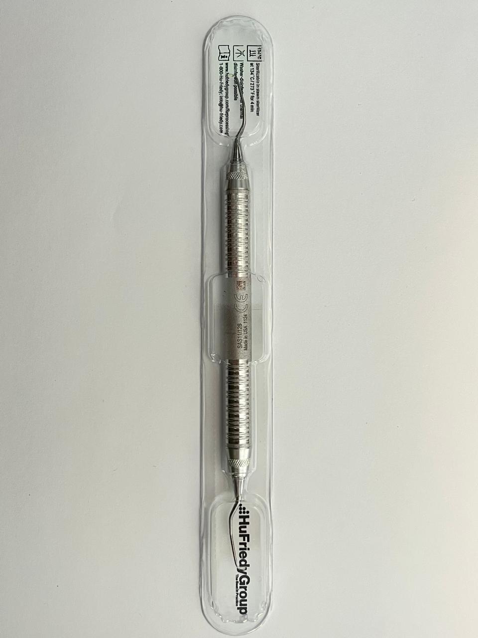 Cureta Gracey Hu-friedy SAS11/126 para alcanzar la superficie mesial de los dientes posteriores
