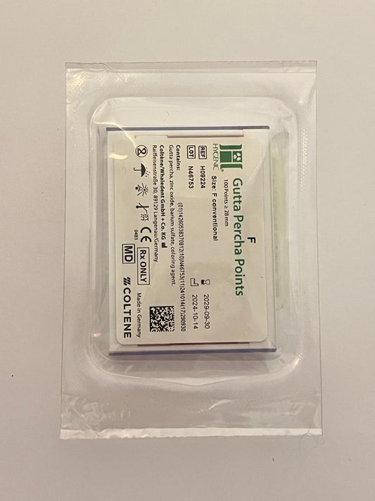 Puntas de Gutta percha Hygienic -gutapercha- #F