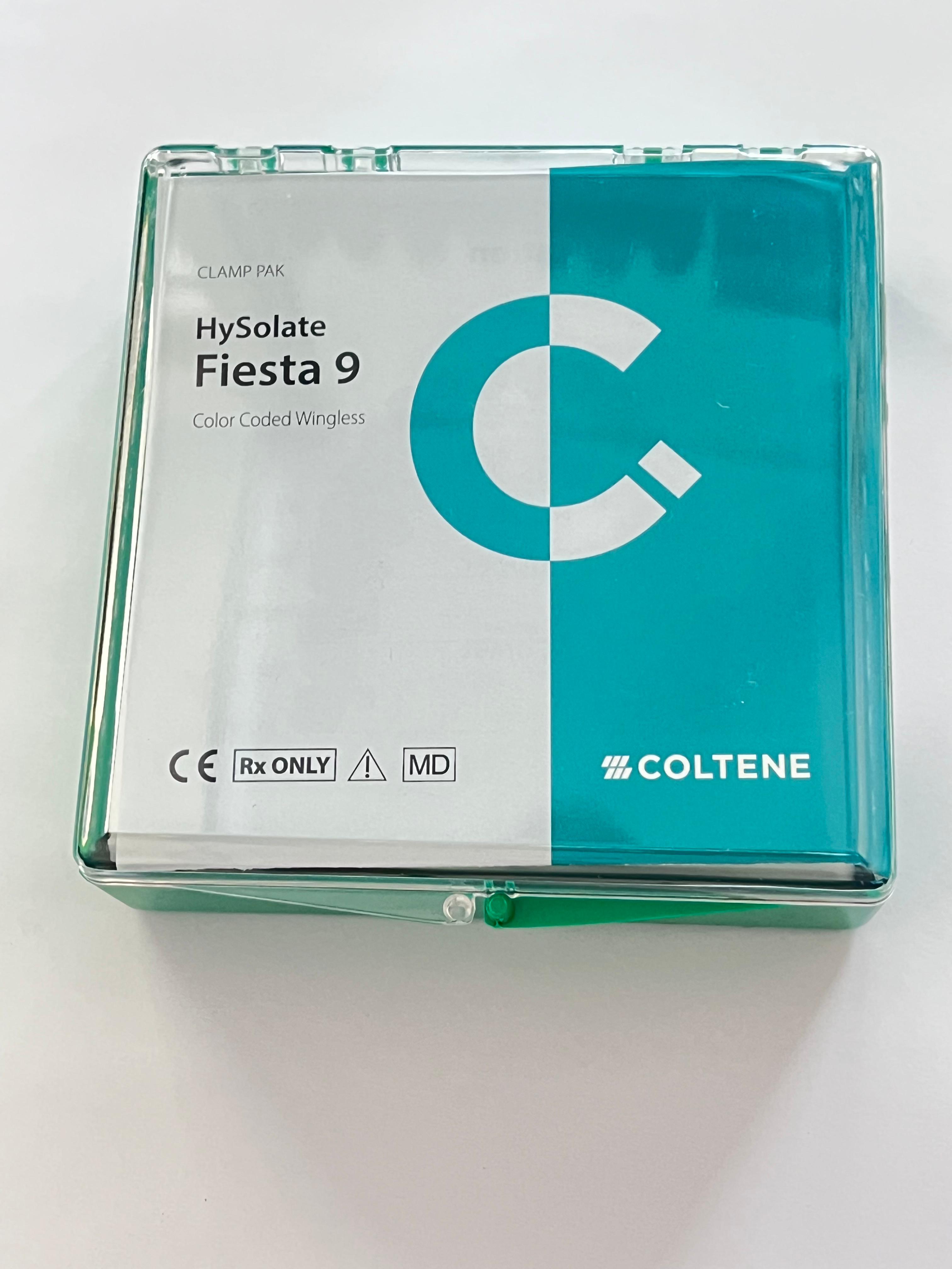 Juego de grapas hygienic, kit con 9 piezas Fiesta SIN aletas