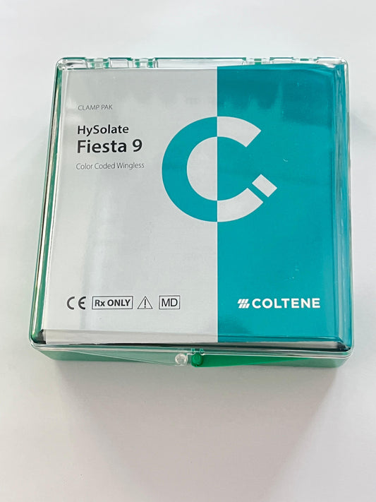 Juego de grapas hygienic, kit con 9 piezas Fiesta SIN aletas