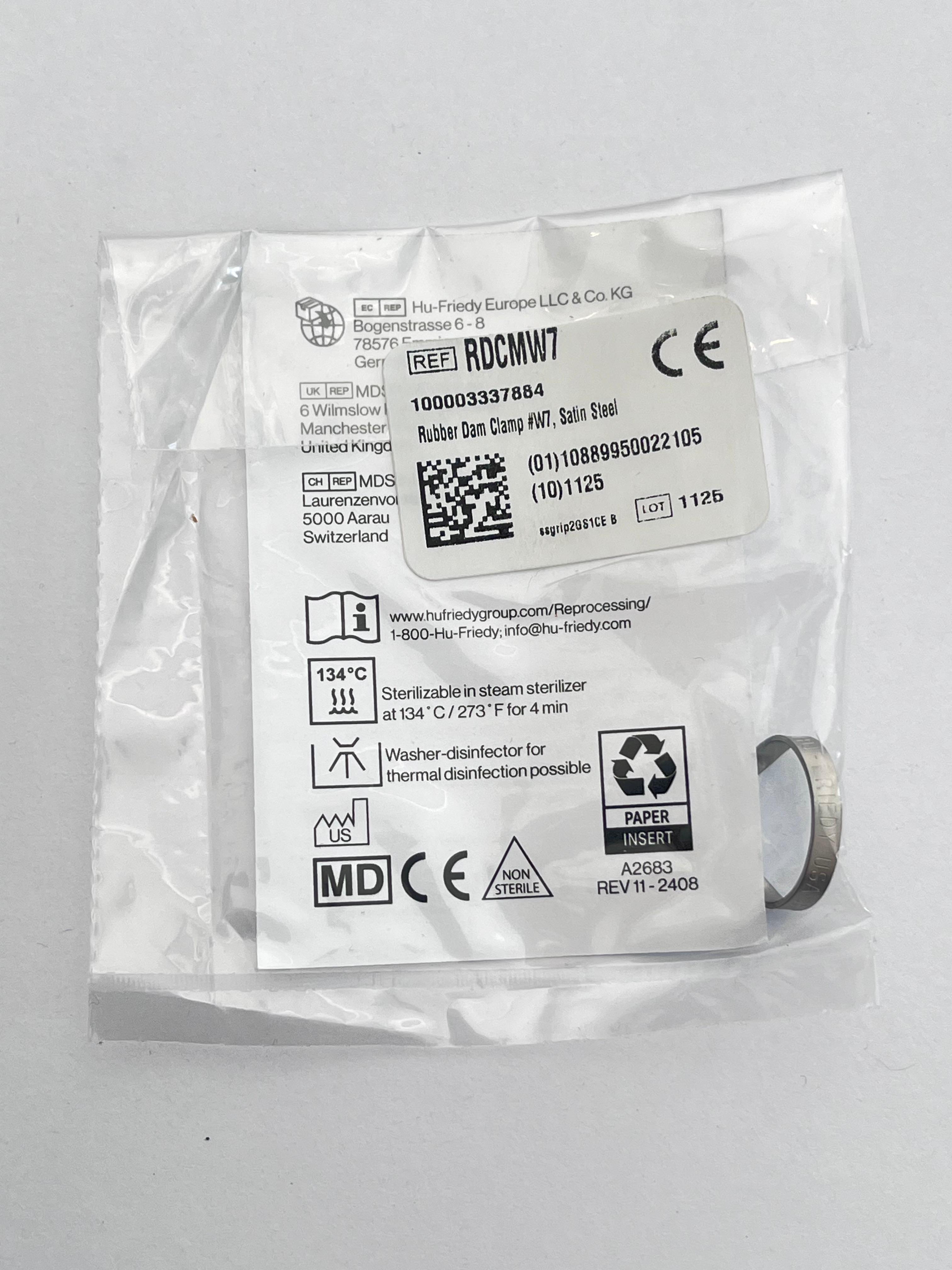 Grapa hu-friedy W7 para molares inferiores GRDCMW7