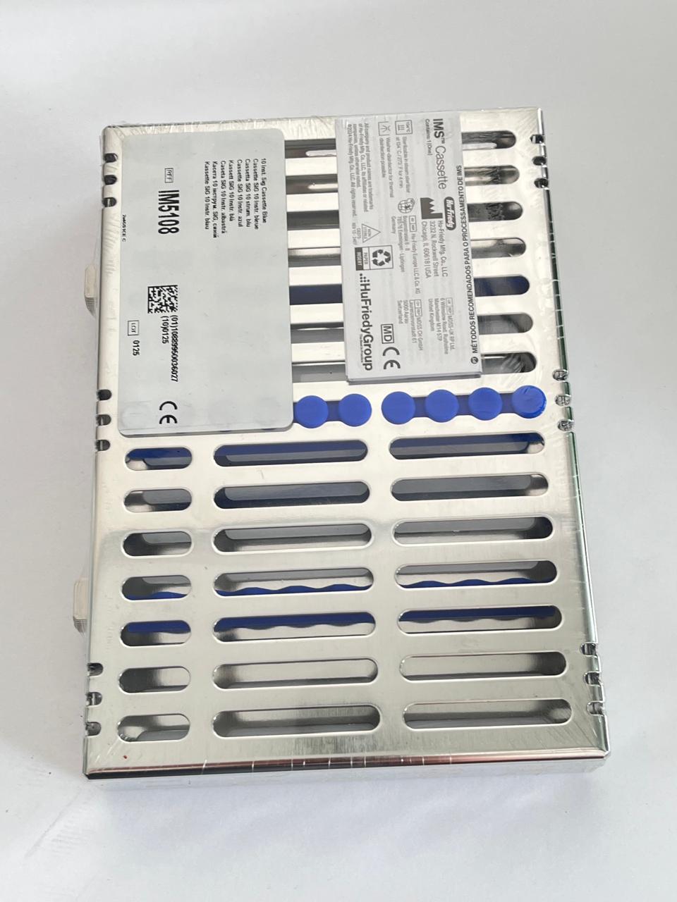 Cassette para 10 instrumentos azul hu-friedy