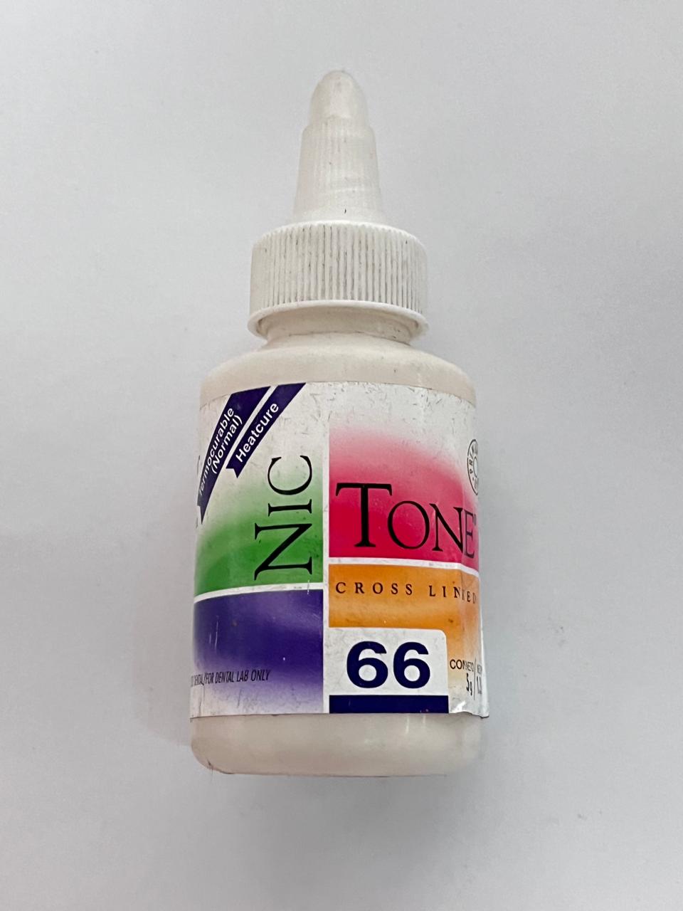 Acrílico Nic tone lente termocurable 35 gramos color 66