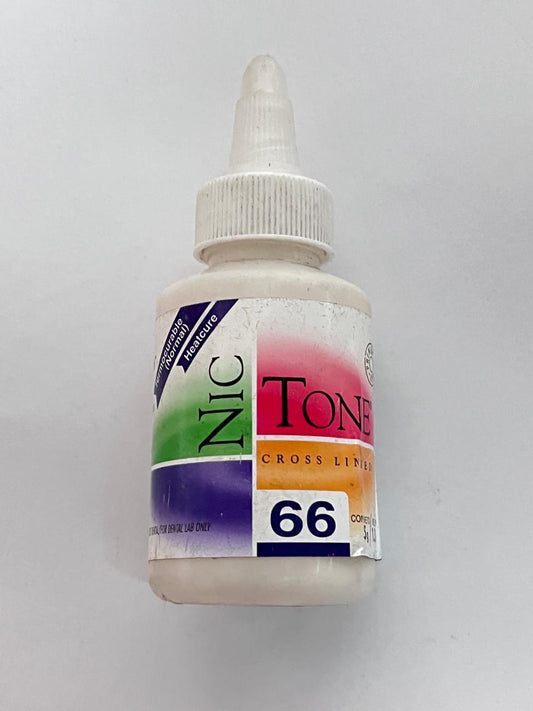 Acrílico Nic tone lente termocurable 35 gramos color 66