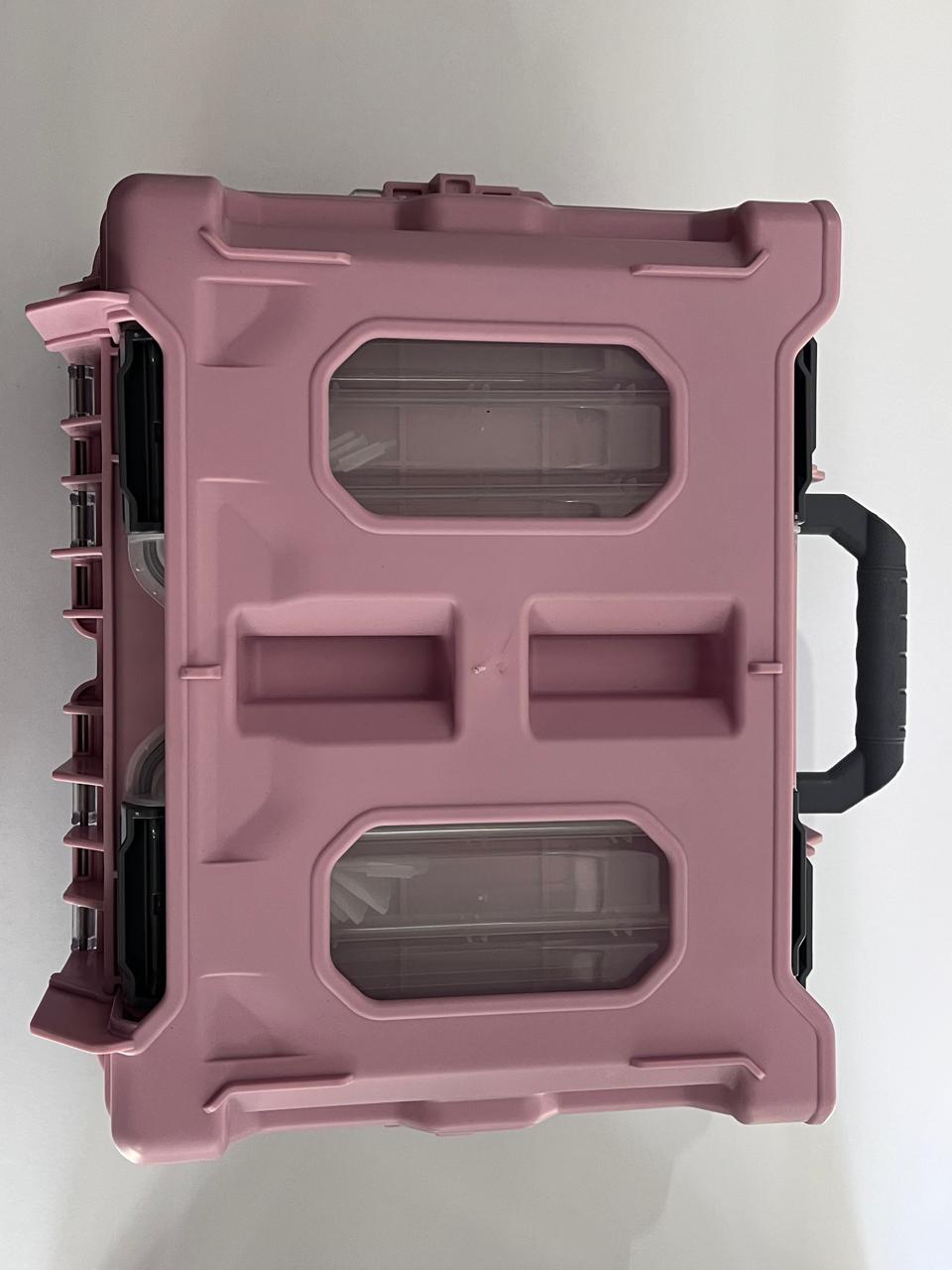 Caja organizadora dental color rosa marca Borgatta