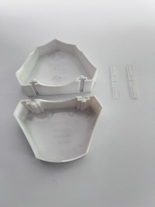 Juego de zócalos de plástico superior e inferior marca Borgatta