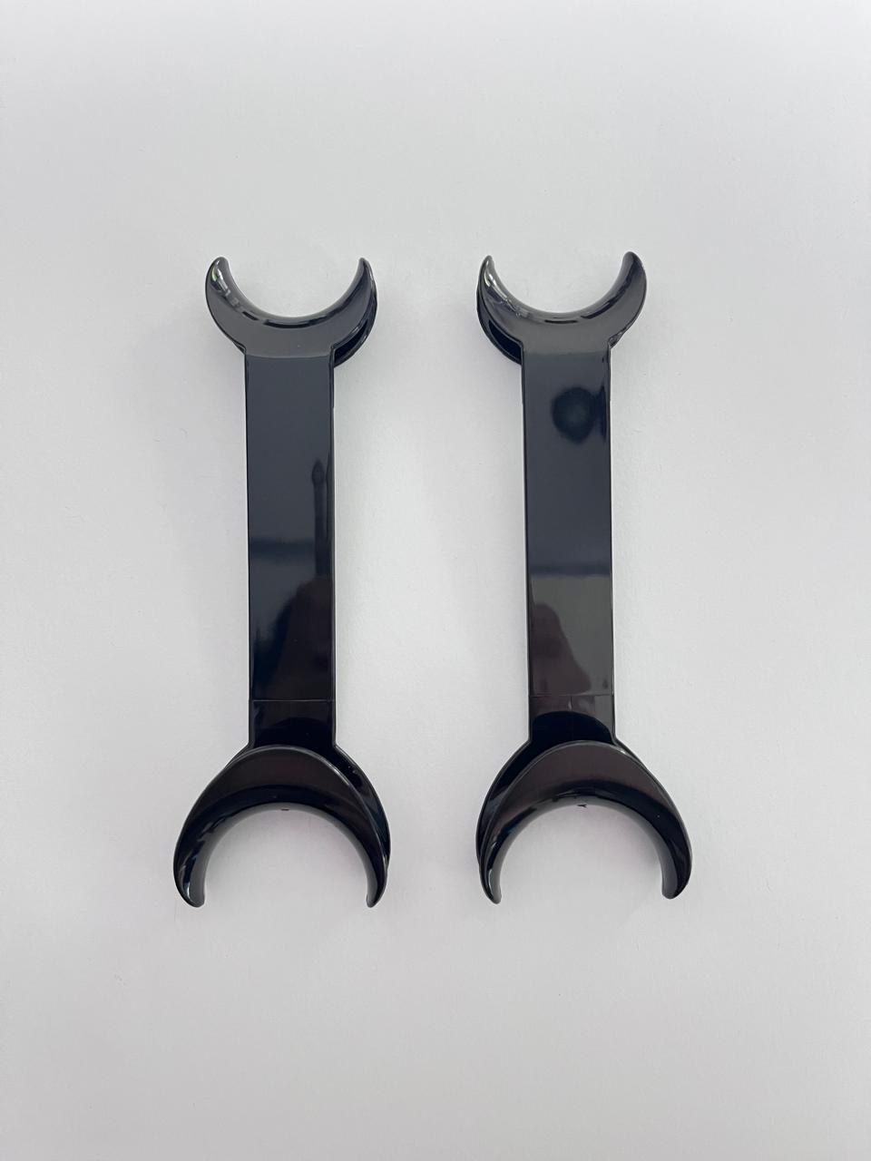 Retractor negro para fotografía para infantil