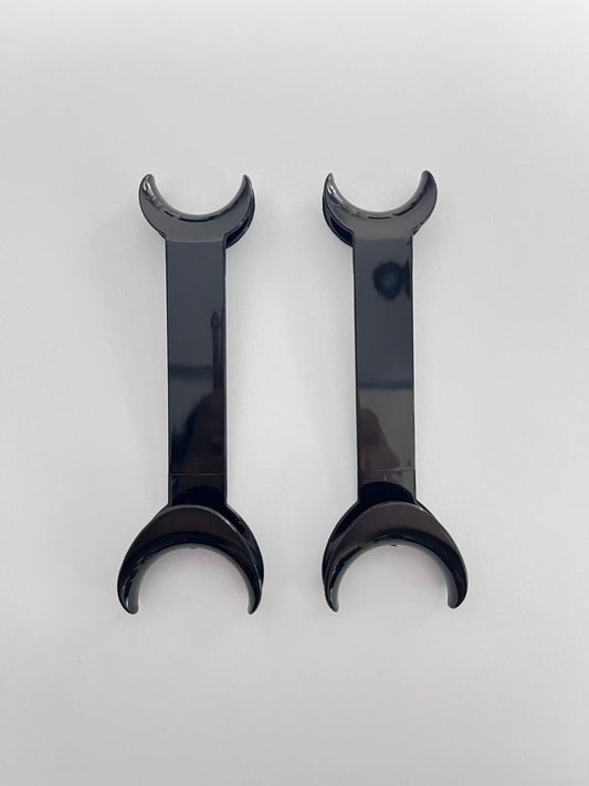 Retractor negro para fotografía para infantil