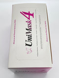 Cubrebocas unimask4 caja con 50 piezas color rosa