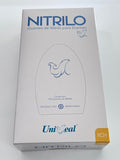 Caja guantes Nitrilo con 100 piezas Uniseal color purpura tamaño extrachico