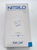 Caja guantes Nitrilo con 100 piezas Uniseal color purpura tamaño grande