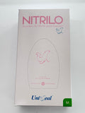 Caja guantes Nitrilo con 100 piezas Uniseal color rosa pálido tamaño mediano