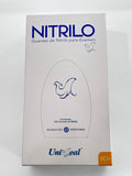 Caja guantes Nitrilo con 100 piezas Uniseal color azul cobalto tamaño extrachico