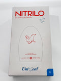Caja guantes Nitrilo con 100 piezas Uniseal color naranja tamaño grande