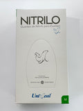 Caja guantes Nitrilo con 100 piezas Uniseal color negro tamaño mediano