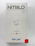 Caja guantes Nitrilo con 100 piezas Uniseal color blanco tamaño chicos