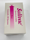 Eyector de saliva caja con 100 piezas uniseal color rosa