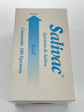 Eyector de saliva caja con 100 piezas uniseal color azul