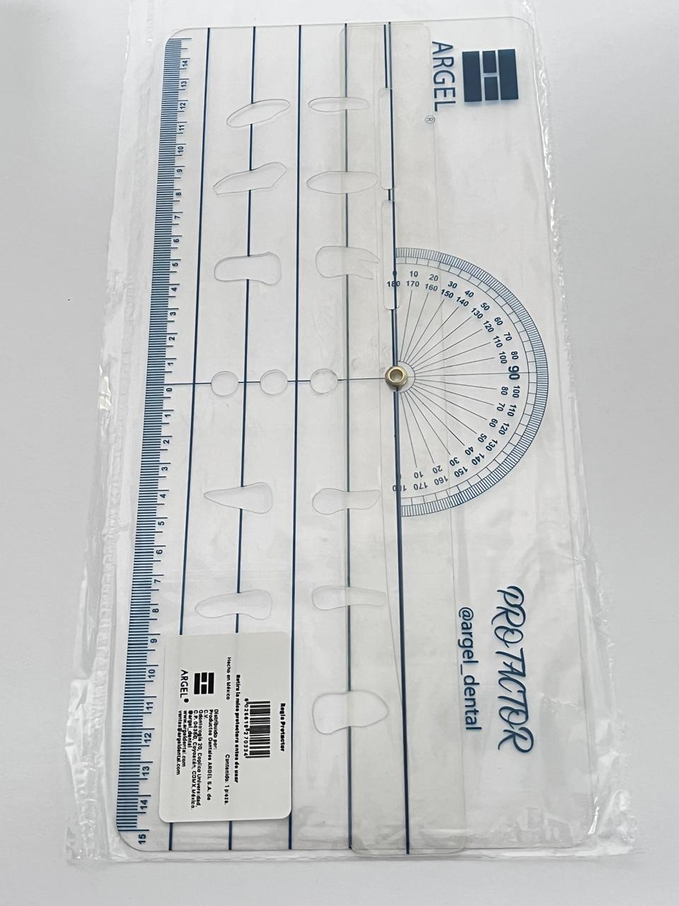 Regla protactor marca Argel