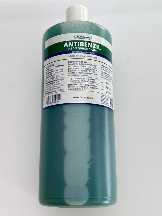 Jabón quirúrgico antibenzil 1 litro