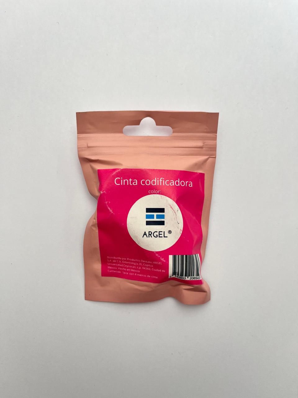 Cinta codificadora color rosa marca argel