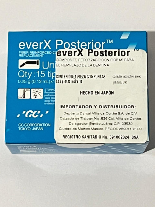 Caja Everx posterior compul/cavifil con 15 piezas de 0.25 gramos