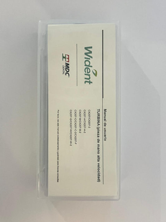 Pieza de alta Wident modelo CX207-W push button NO trae luz led