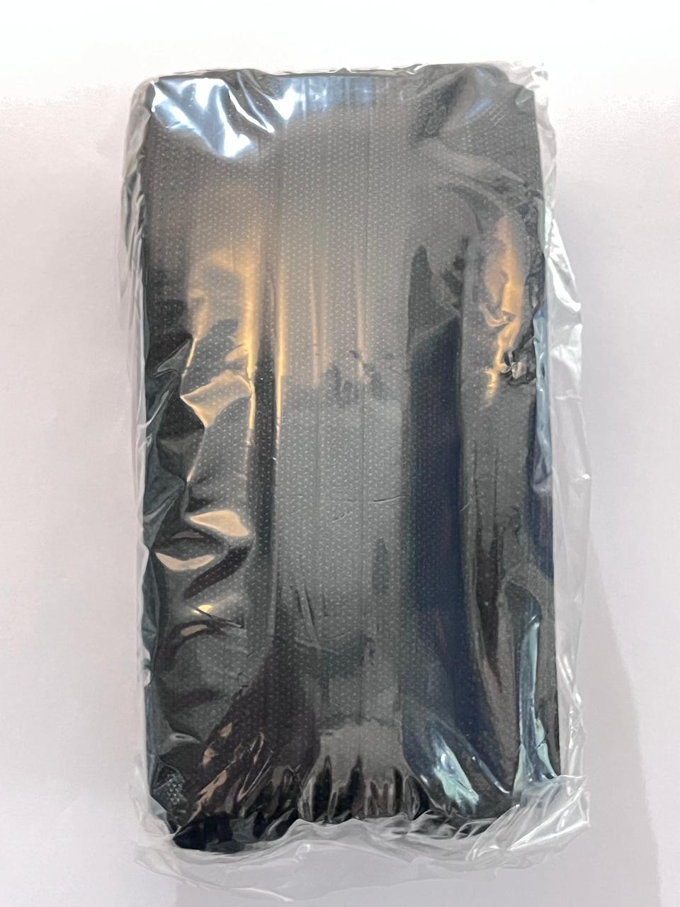 Cubrebocas negro zeyco procedural caja con 50 piezas