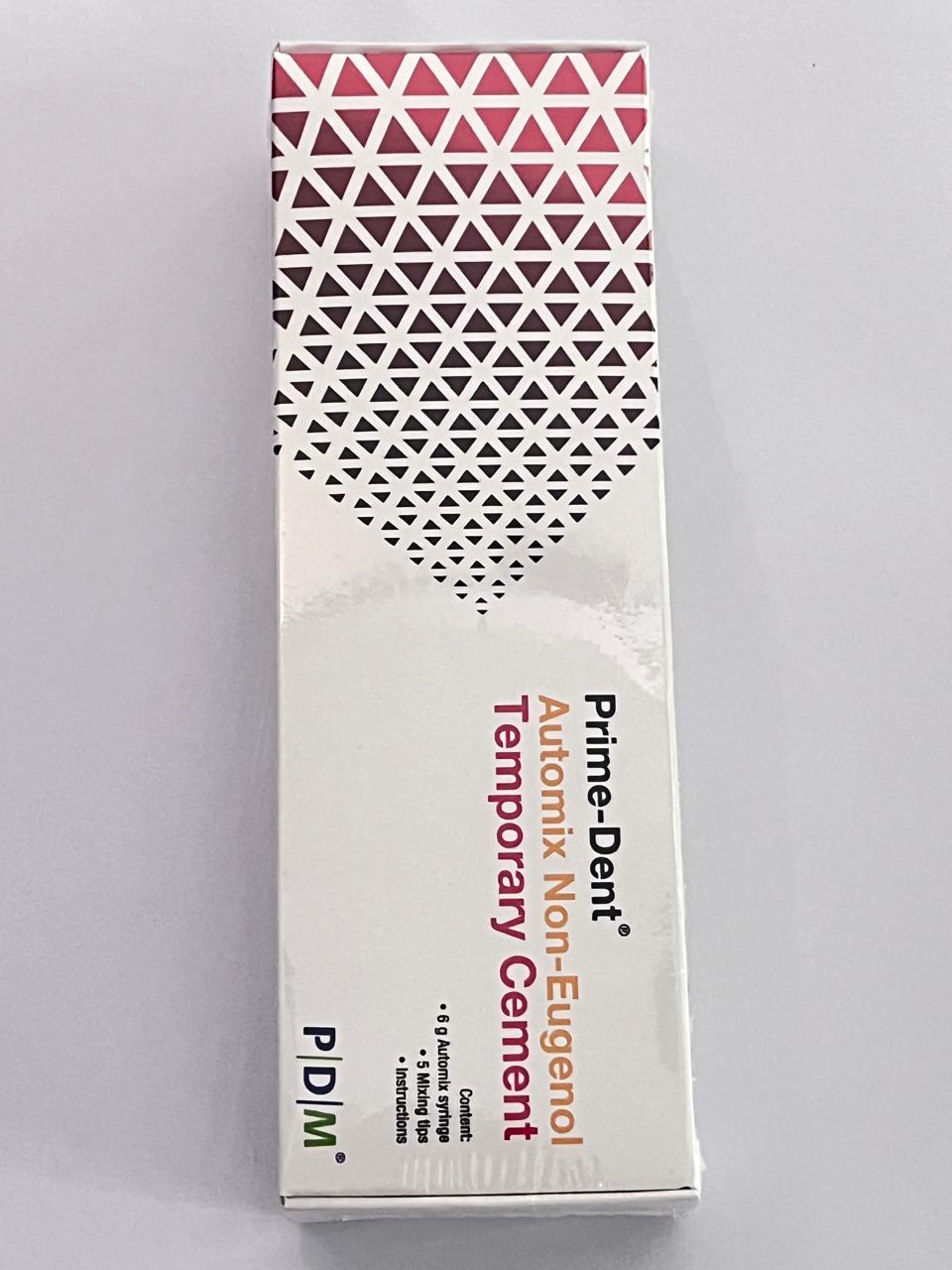 Cemento temporal automix libre de eugenol NE Prime dent