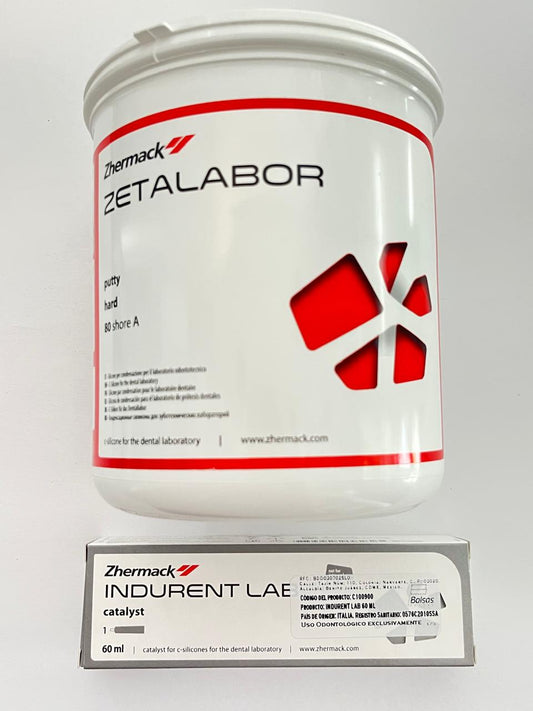 Zetalabor 2.6kg silicón pesado con indurent activador