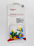 Cuñas elásticas 25 piezas surtidas T-4802
