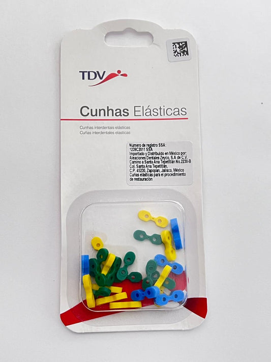 Tdv cuñas elasticas 25 pzas surtidas ch, m, g