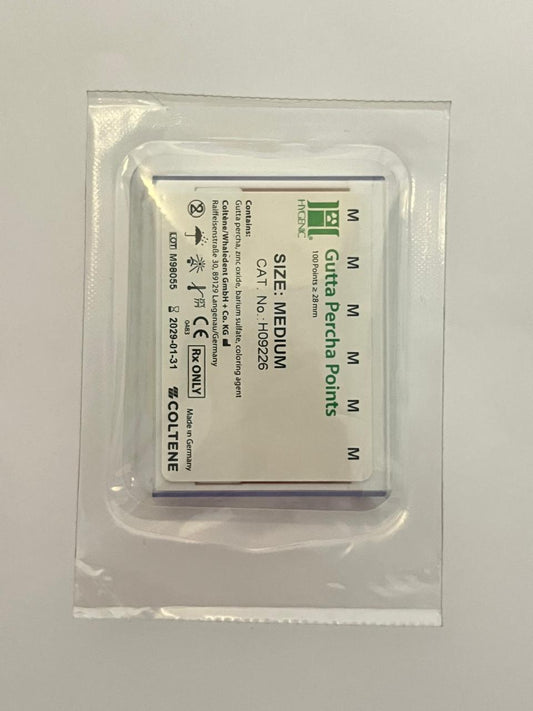 Puntas de Gutta percha Hygienic -gutapercha- #M