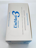 Cubrebocas Unimask3 color azul con 50 piezas