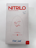 Caja guantes Nitrilo con 100 piezas Uniseal color naranja tamaño chico