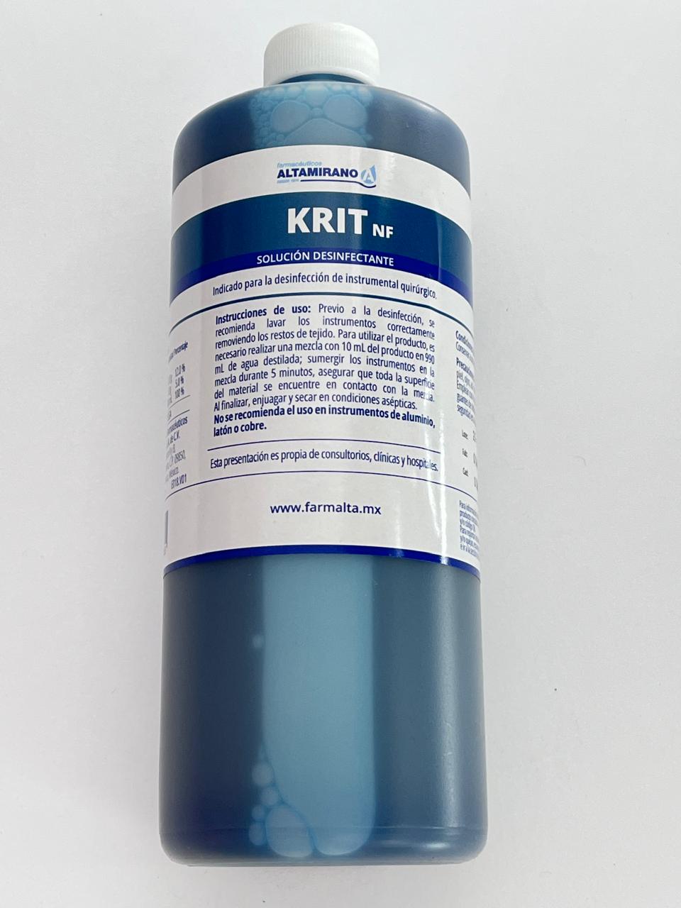 Krit desinfectante Cloruro de benzalconio al 12% 500ml