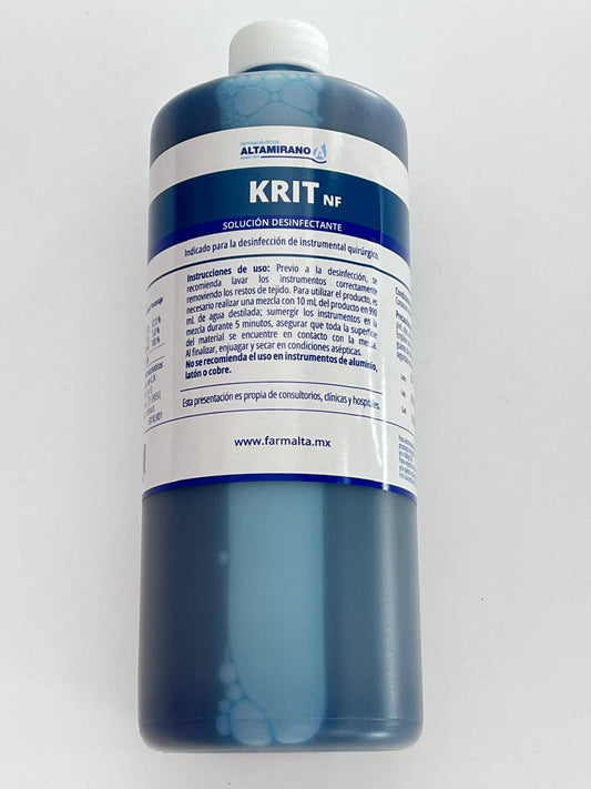 Krit desinfectante Cloruro de benzalconio al 12% 500ml