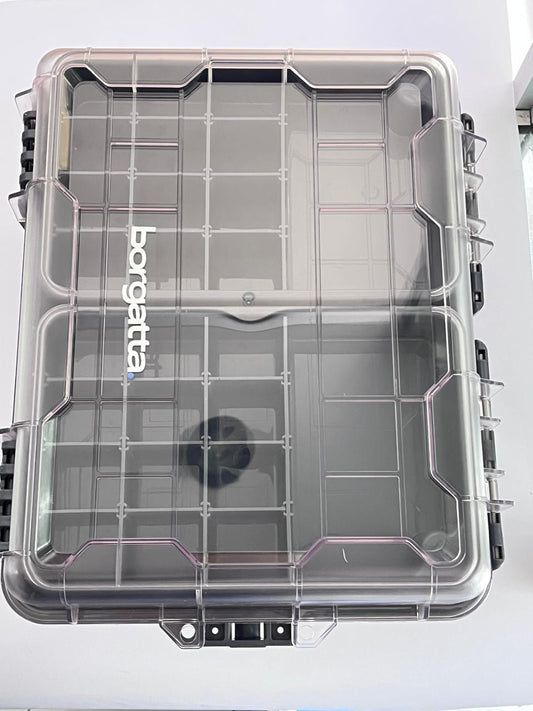 Caja organizadora dental color gris oscuro marca Borgatta