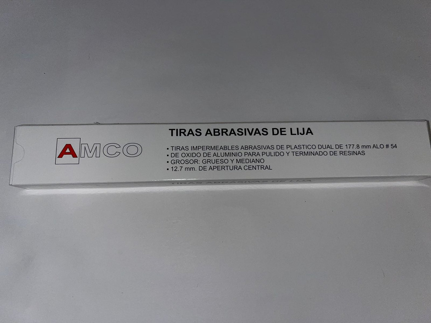 Tiras de lija amco con 150 piezas