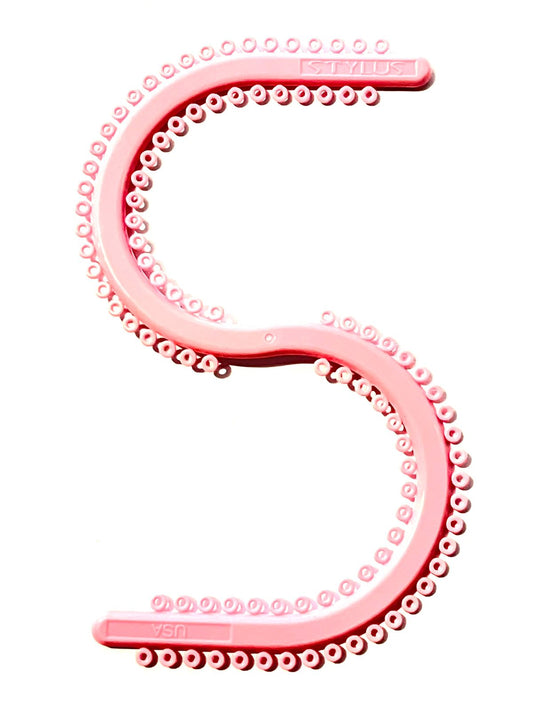 Módulo en "S" elastómero Ah Kim Pech por pieza color Baby pink