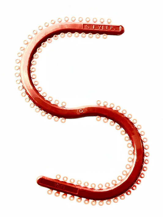 Módulo en "S" elastómero Ah Kim Pech por pieza color Burgandy